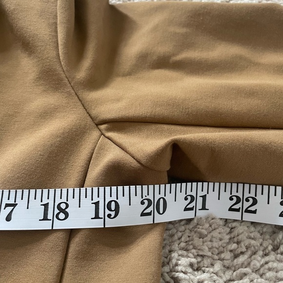 Banana Republic Long & Lean Ponte Knit Blazer Camel Large - Picture 7 of 9